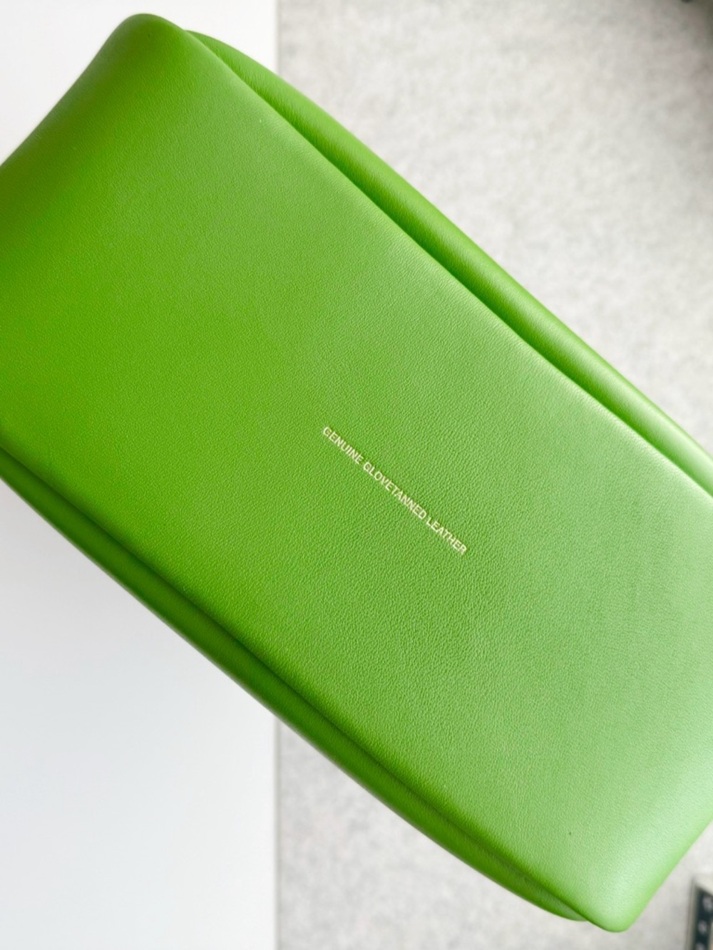 Coach Borough Bowling Bag in Dark Lime - Picture 4 of 8